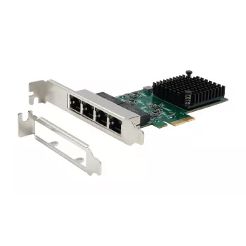 EXSYS EX-60104 Quad 1 Gigabit Ethernet PCIe x1 Card (Realtek RTL8111H)