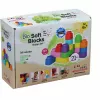 Gerardo's Toys GT3104 Soft Building Blocks Set, 21 Pieces, EVA Foam, Multi-Coloured, for Ages 6 Months+