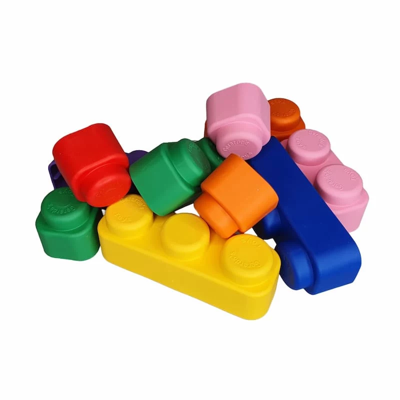 Gerardo's Toys GT3104 Soft Building Blocks Set, 21 Pieces, EVA Foam, Multi-Coloured, for Ages 6 Months+