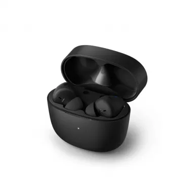 PHILIPS TAT2206BK/00 True Wireless In-Ear Headphones with Charging Case, Black