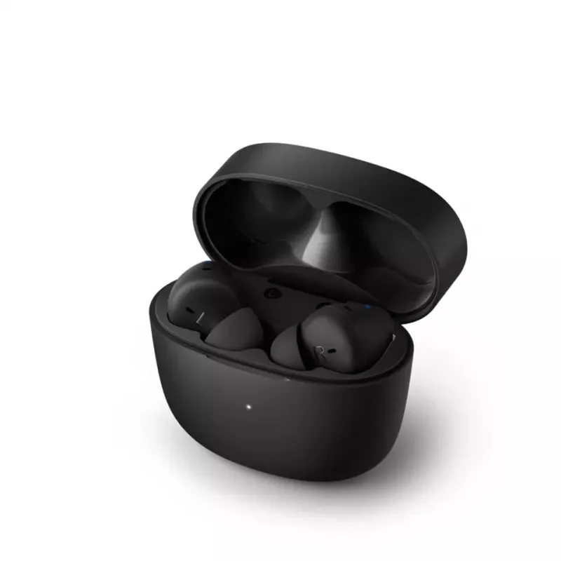 PHILIPS TAT2206BK/00 True Wireless In-Ear Headphones with Charging Case, Black