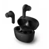 PHILIPS TAT2206BK/00 True Wireless In-Ear Headphones with Charging Case, Black