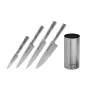 SAMURA Bamboo 4-Piece Knife Set with Bamboo Stand, AUS-8 Steel