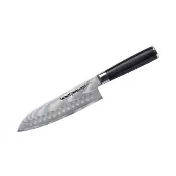 SAMURA Harakiri Utility Knife 180 mm AUS-8 Stainless Steel, Black ABS Handle