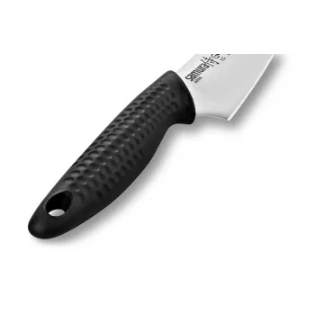SAMURA Golf Paring Knife 98mm AUS-8 Stainless Steel Black ABS Handle