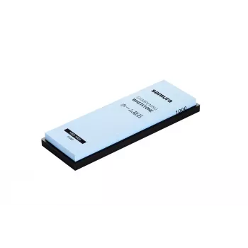 SAMURA SWS-1000 Dual-Sided Water Sharpening Stone 2000/5000 Grit with Non-Slip Base