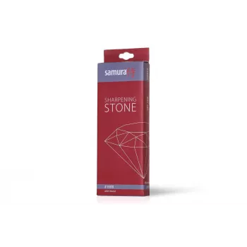 SAMURA SWS-1000 Dual-Sided Water Sharpening Stone 2000/5000 Grit with Non-Slip Base