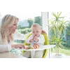 Kidsme Stage Teether Chain, 3M+, Food-Grade Silicone, BPA-Free, Set of 3 Links, Assorted Colors