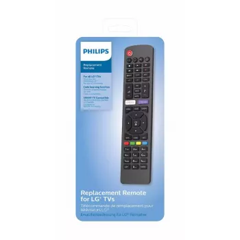 Philips SRP4030/10 Universal Remote Control - 8-Device Infrared, Pre-Programmed, Black
