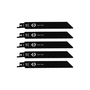 C.K Tools T0822 Reciprocating Saw Blades 18 TPI, 150 mm, 5-Pack