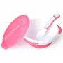 Kidsme Baby Feeding Bowl Set with Suction Base, Lid and Thermal Spoon, Lavender, 9m+