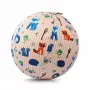 BUBA BLOON Bubabloon Latex Balloon with Fabric Cover, Animal Stripes Pink