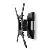 Nedis Fully Movable TV Wall Mount for 32-65 inch Screens, 35 kg, VESA up to 400x400, Black