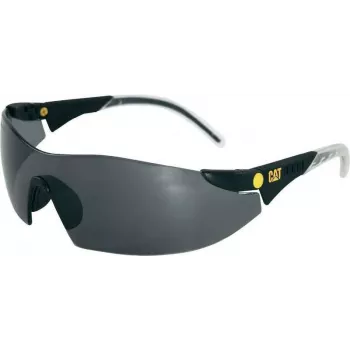 BULLITT CAT Dozer Safety Glasses Clear Lens Black/Yellow Frame (DOZER104CATERPILLAR)