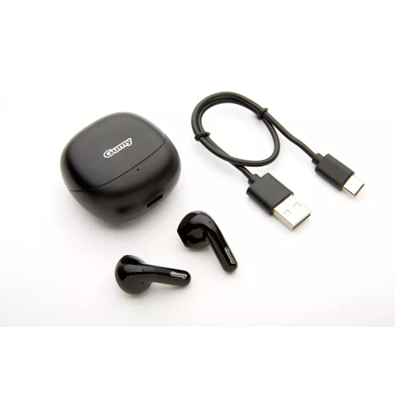 JVC Gumy Air True Wireless Bluetooth Earbuds, Black