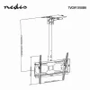 Nedis TVCM1350BK Full-Motion TV Wall Mount for 32-65 inch Screens, VESA 400x400, 35 kg, Black