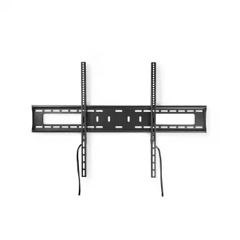 Nedis Fixed TV Wall Mount for 60-100 inch Screens, 75 kg Max, VESA 200x200 to 800x400, Black