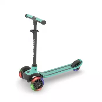 Chillafish Scotti 3-Wheel Scooter with Light-Up Wheels, Age 3+, Mint