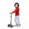Chillafish Scotti 3-Wheel Scooter with Light-Up Wheels, Navy