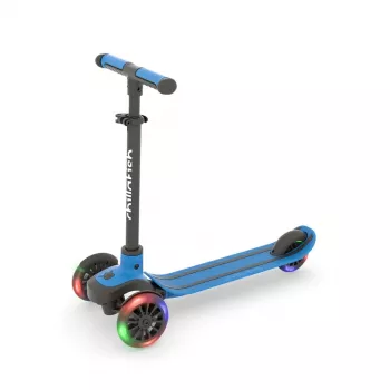 Chillafish Scotti 3-Wheel Scooter with Light-Up Wheels, Navy