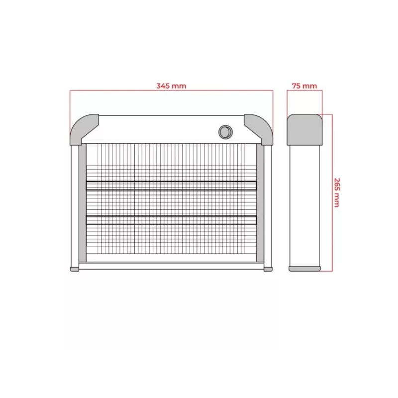 LUMIO Mosquito Lamp 16W, 230V, 60m² (MKE004)