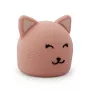 Trixie Baby Night Light Cat - Rechargeable LED Silicone Lamp with Tap Sensor, Warm White & 7-Color Changing