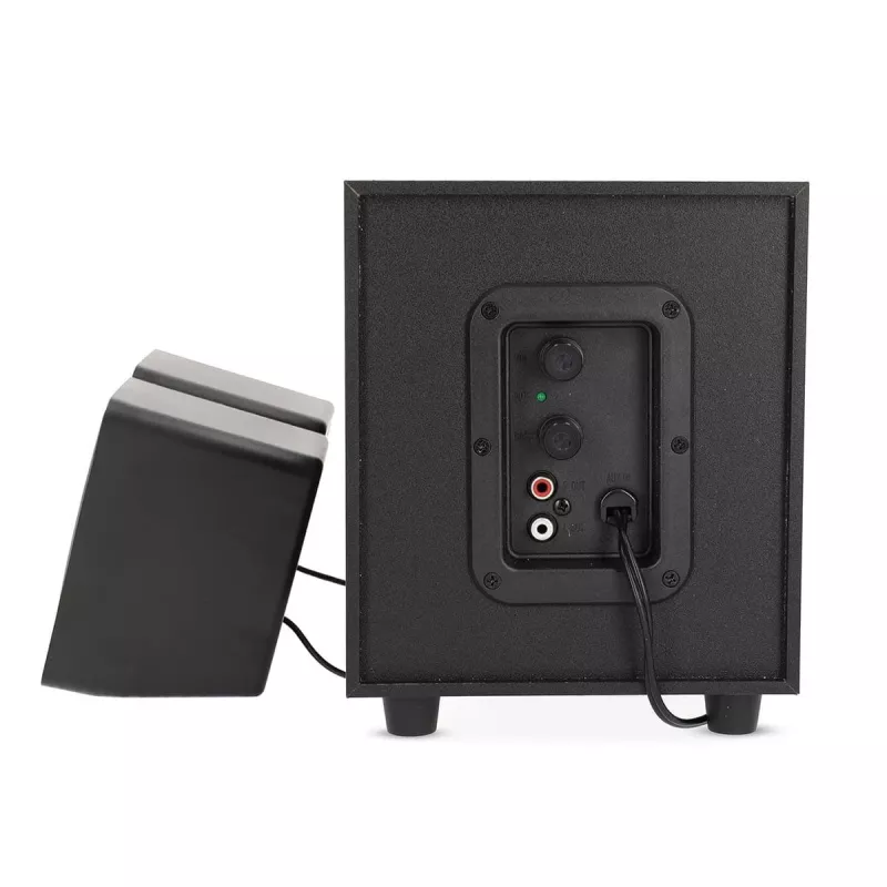 Nedis CSPR10021BK 2.0 Stereo USB Powered PC Speakers, 6W RMS, Black
