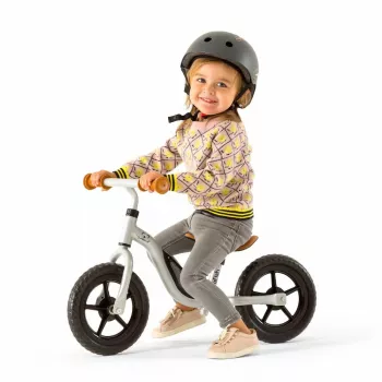 Chillafish Charlie 10 Balance Bike, Silver, 1.5-4 Years