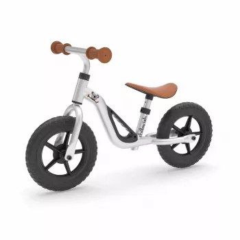Chillafish Charlie 10 Balance Bike, Silver, 1.5-4 Years