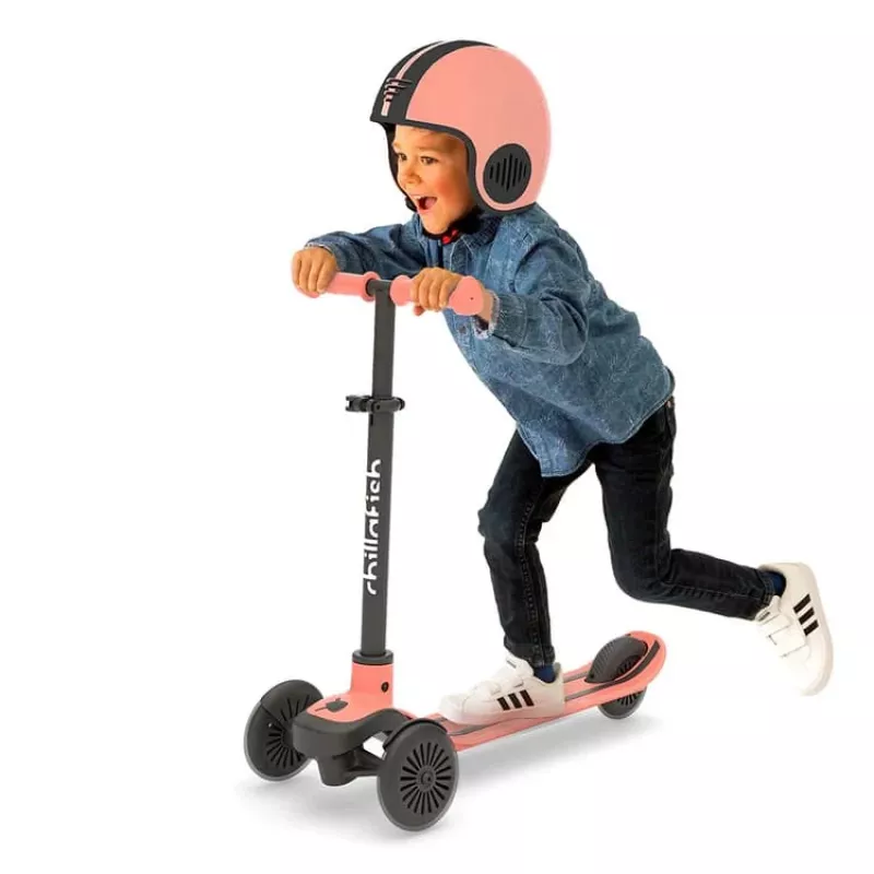 Chillafish Scotti 2-in-1 Scooter & Ride-on, Flamingo Pink, 1-5 Years