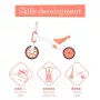 Chillafish Bunzi 2-in-1 Balance Bike and Tricycle, Flamingo Pink, Ages 1-3