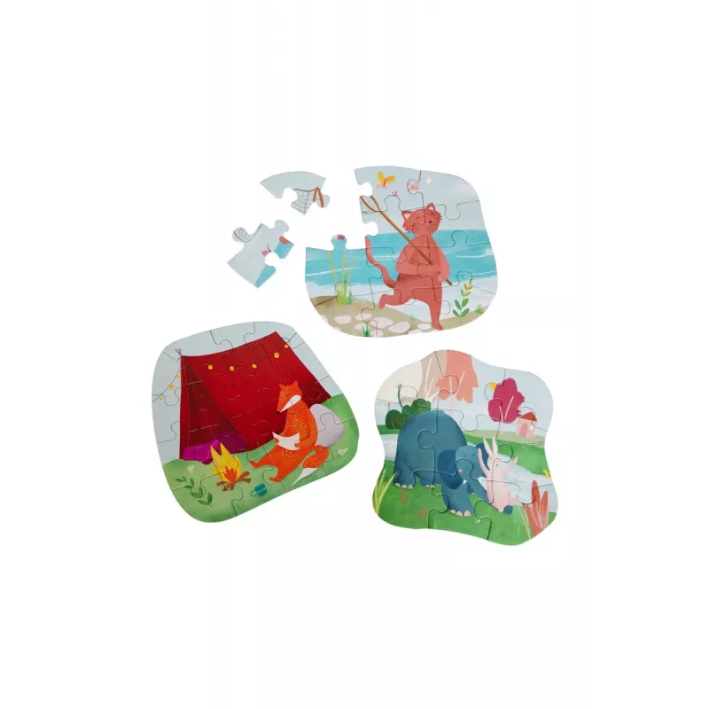 TRIXIE Dog Activity Roll-Out Treat Dispenser Puzzle Toy, 3 Pieces, Adjustable Difficulty, Indoor & Outdoor