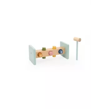 Trixie Wooden Pounding Bench Toy with Hammer, 18m+