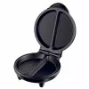 Lenco Melissa 16250086 Waffle Maker, 750 W, Black, Bakelite, Non-Stick Teflon Coating