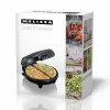 Lenco Melissa 16250086 Waffle Maker, 750 W, Black, Bakelite, Non-Stick Teflon Coating