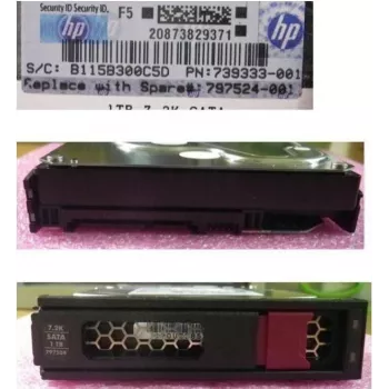 HPE Midline 1TB SATA 6Gb/s 3.5 inch LFF Low Profile Internal Hard Drive for Apollo 4510 Gen9