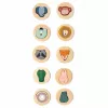 Trixie Dog Activity Treat Dispenser Rolling Toy - Natural Rubberwood, Adjustable Opening, Level 1
