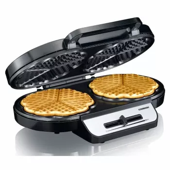 Melissa Double Heart-Shaped Waffle Maker 1200W Stainless Steel