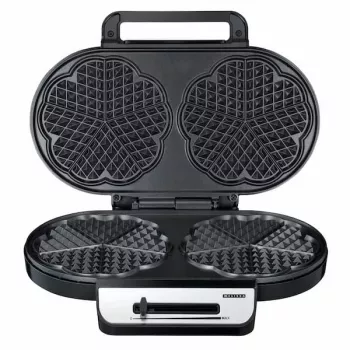 Melissa Double Heart-Shaped Waffle Maker 1200W Stainless Steel