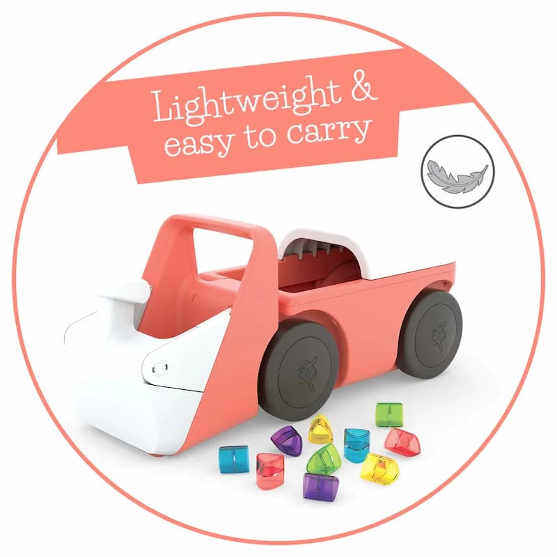 Chillafish Blockie Ride-On Toy, Flamingo Pink, 1-3 Years