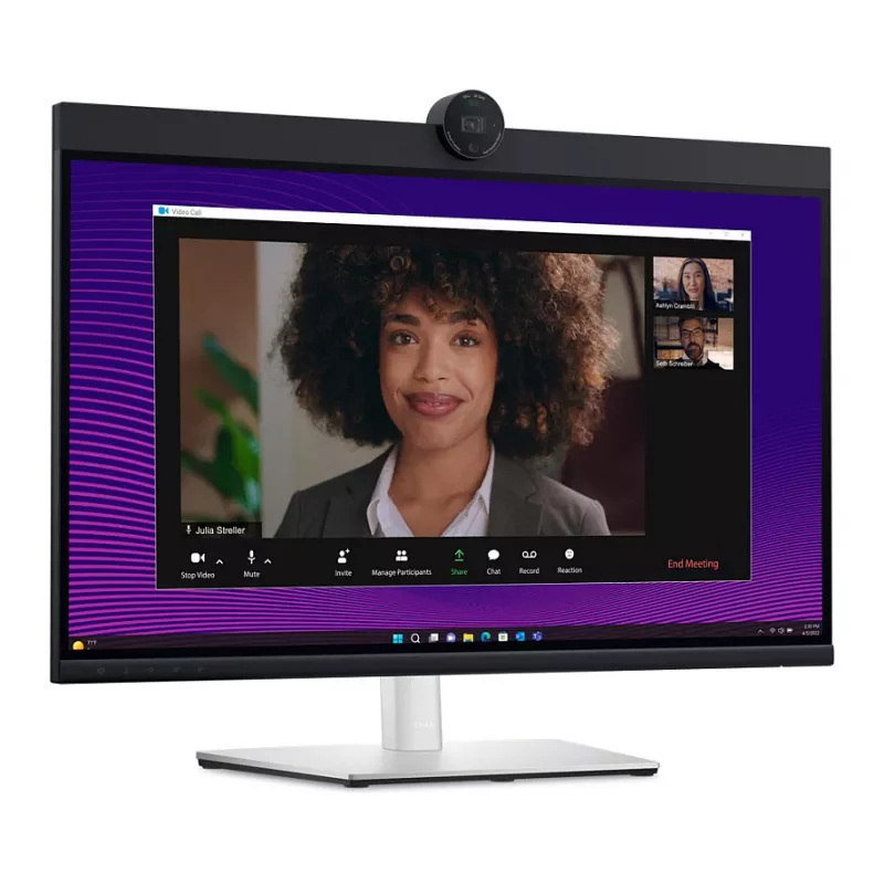 DELL P2724DEB 27 inch QHD IPS Video Conferencing Monitor with Webcam, USB-C 90W, Ethernet