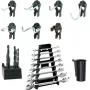 raaco 110532 Tool Hook Clip Mix 53-Piece Assortment for Pegboards