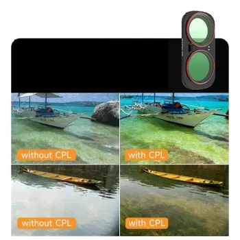 SUNNYLIFE Magnetic CPL Filter for Insta360 GO 3 / Luna Ultra