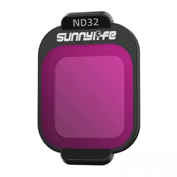 Sunnylife Flip ND32 Filter for DJI Osmo Pocket 3 – Magnetic Neutral Density Filter, 5-Stop Light Reduction, Multi-Coated Optical Glass