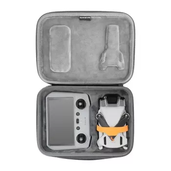 Sunnylife Case for DJI Mini 3 / Mini 3 Pro - Grey Portable Carrying Case with Custom Compartments