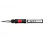 Yato YT-36706 Gas Soldering Iron 1300°C Butane Torch with Hot Air Blower, Black/Red/Stainless Steel