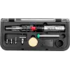 Yato YT-36706 Gas Soldering Iron 1300°C Butane Torch with Hot Air Blower, Black/Red/Stainless Steel