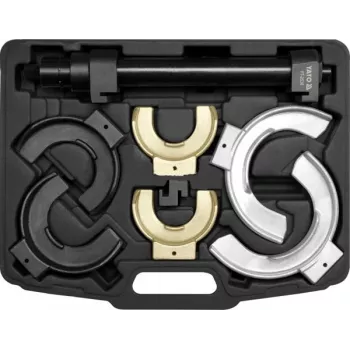 YATO YT-2536 MacPherson Strut Spring Compressor Set, 3 Jaw Pairs, 65-212 mm, 1 Ton