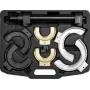 YATO YT-2536 MacPherson Strut Spring Compressor Set, 3 Jaw Pairs, 65-212 mm, 1 Ton