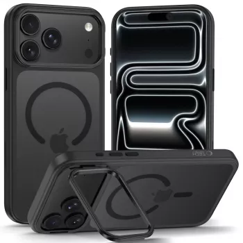 TECH-PROTECT MAGSTAND MagSafe Charging Cradle iPhone 17 Pro Max / 18 Pro Max Matte Black